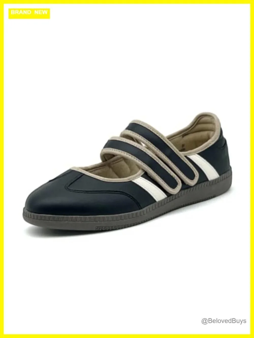 Women's Mary Jane Fashion Sneakers Slip-On Hook & Loop Memory Foam